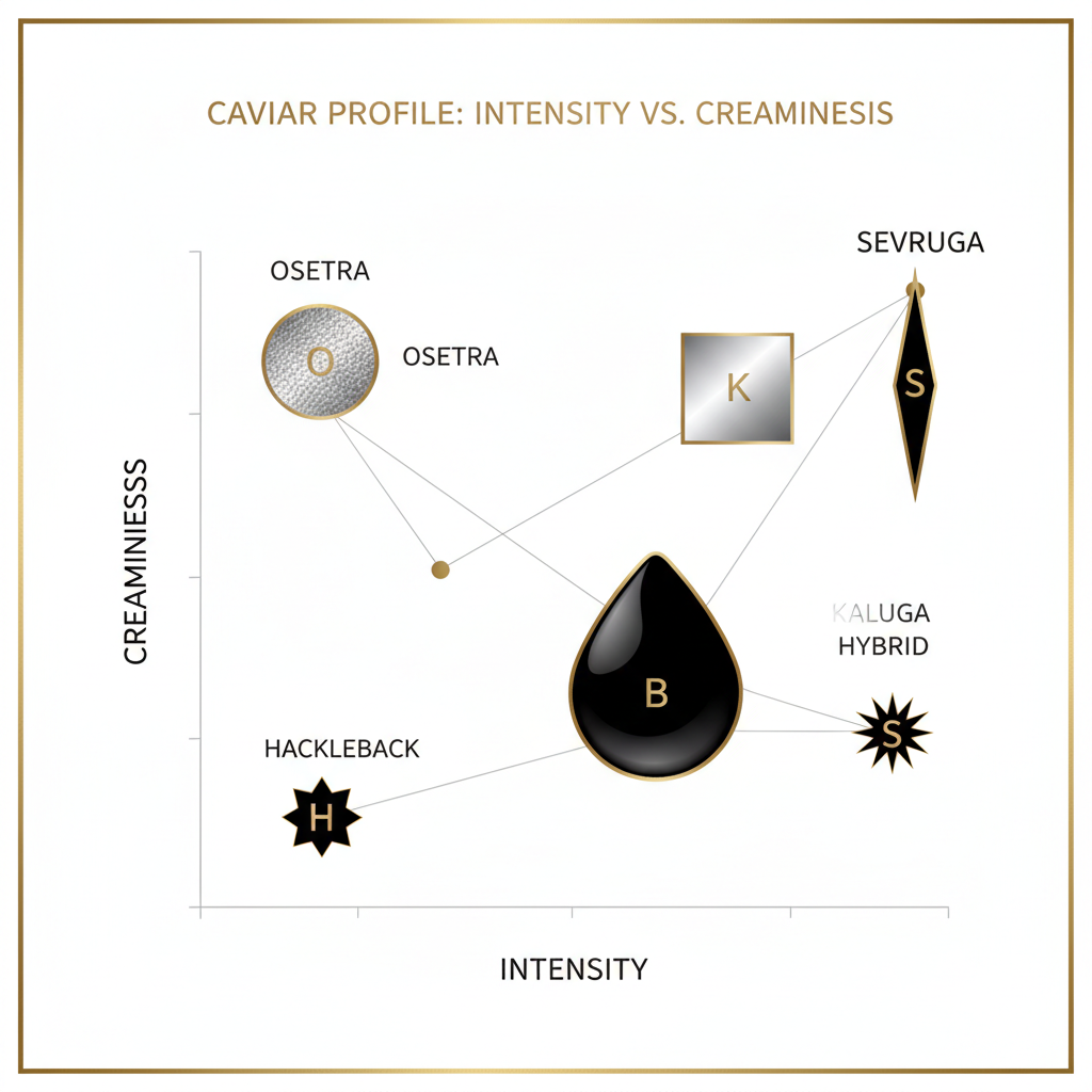 Tasting Chart: Intensity vs. Creaminess
