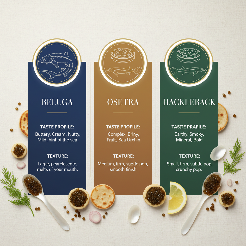 Caviar Grades and Characteristics