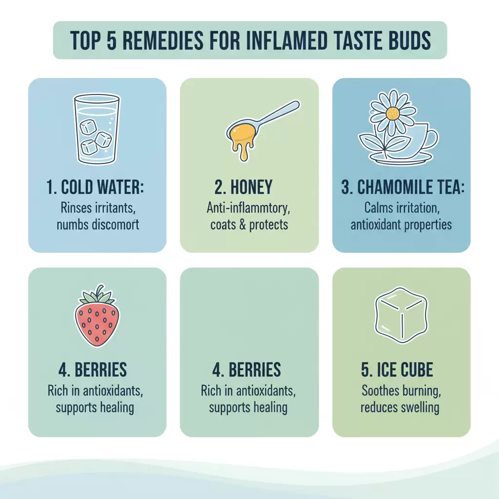 how do you get rid of inflamed taste buds