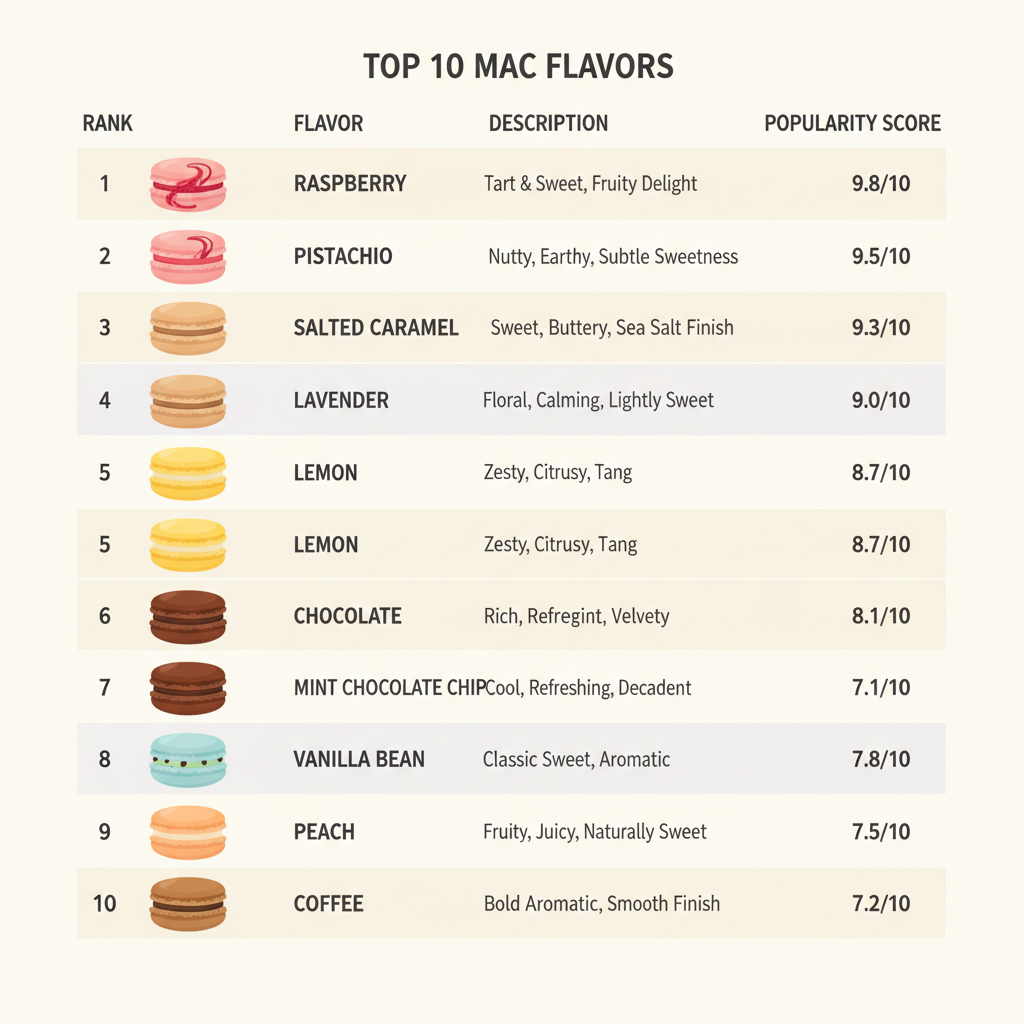 best Macaron Flavors