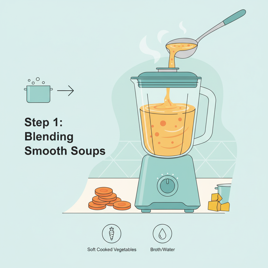 Meal Prep Guide Visual: A step-by-step guide for preparing meals post-surgery.