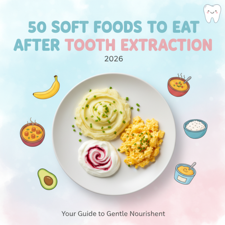 50 Soft Foods to Eat After Tooth Extraction in 2026