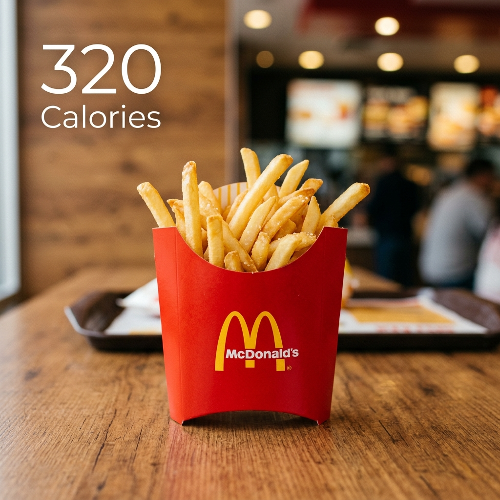 McDonald's Medium Fries Image: "Medium fries calorie count"